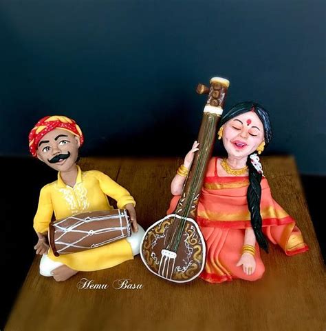 Indian classical singers! - Decorated Cake by Hemu basu - CakesDecor