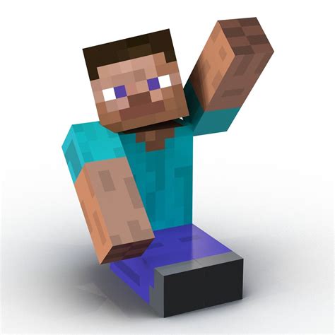 Minecraft Steve 3D Model $29 - .3ds .c4d .fbx .obj .max .ma - Free3D