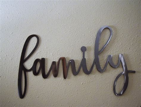 Metal Family Sign Custom Metal Sign Farmhouse Sign Metal - Etsy