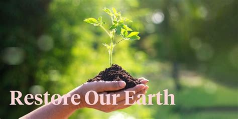 Earth Day on 22 April: "Restore Our Earth" - Thursd