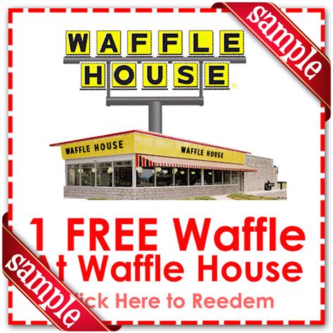 Waffle House – Free Printable Coupons