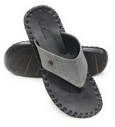 Men Grey Leather Casual Slipper at Rs 525/pair | Men Leather Slipper in Bid | ID: 2852086839188