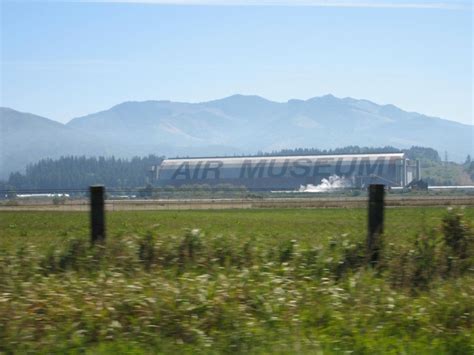 Blimp hangar from WWII at Tillamook, Oregon. Now houses an air museum ...