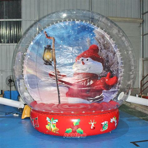 Outdoor Christmas Decorations Human Inflatable Christmas Snow Globe - Sgg1802...