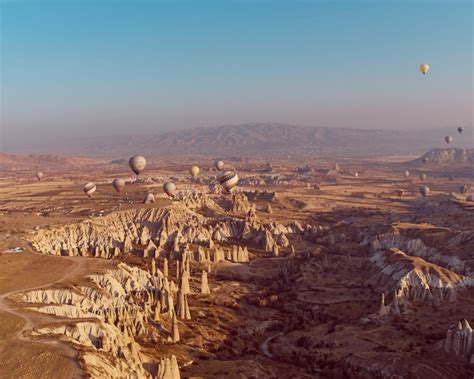 Premium Photo | Hot air balloon in cappadocia on the sunrise