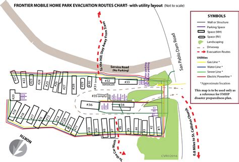 Frontier Mobile Home Park Evacuation Map