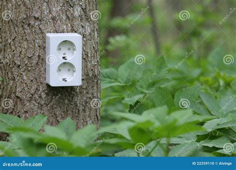 Eletricidade verde foto de stock. Imagem de grama, planta - 22259110