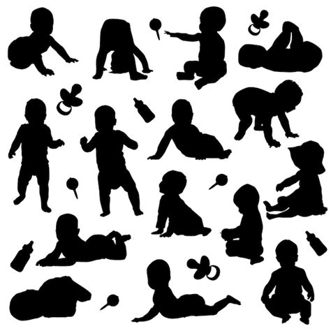 Baby Silhouette Images - Free Download on Freepik