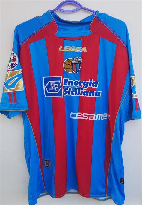 Catania Home football shirt 2007 - 2008.