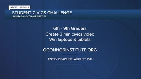 Sandra Day O'Connor Institute launches kids civics challenge