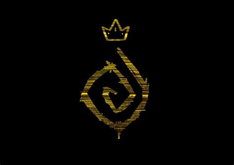 HD wallpaper: brown crown logo, True Detective, the yellow king, copy ...