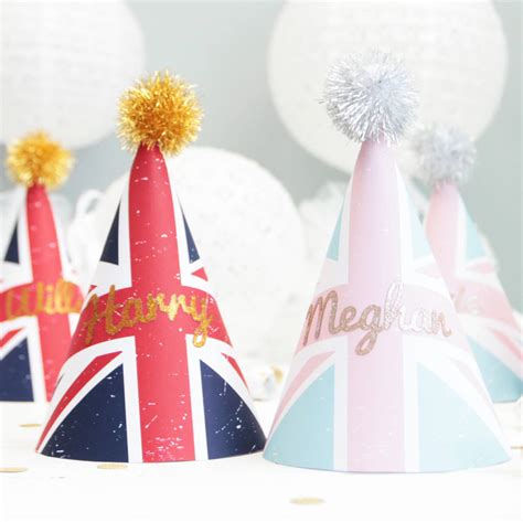 Pastel Union Jack Party Hats By Postbox Party | notonthehighstreet.com