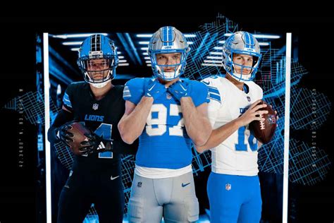 New Detroit Lions Jerseys Unveiled: Third Black Jersey Returns with Updated Design - Archysport