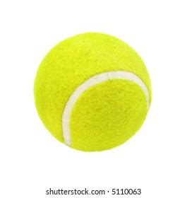 Tennis Ball Isolated On White Background Stock Photo 659857153 ...