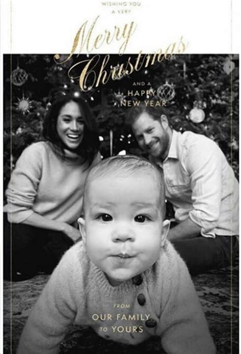 Meghan Markle e il principe Harry, la cartolina di Natale con Archie è ...