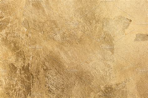 Hi-Res Gold Leaf Foil Texture | Abstract Stock Photos ~ Creative Market