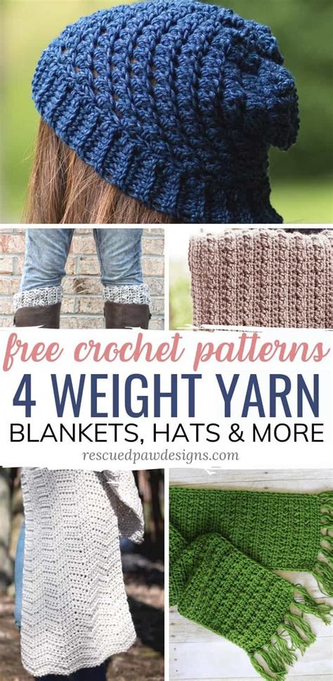 Free Crochet Patterns using Worsted Weight Yarn - Easy Crochet Patterns