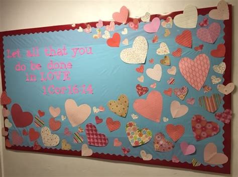 Valentines Day Bulletin Board Ideas - Sweetheart diy kids school craft