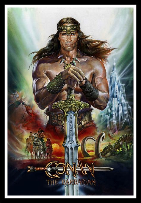 Conan The Barbarian Art Movie Poster Print & Unframed Canvas Prints | eBay