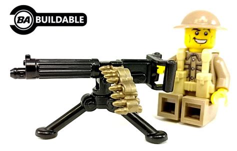 BrickArms Vickers WWI Machine Gun LEGO Minifigure Weapon