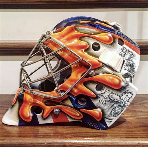 How To Paint A Goalie Helmet – View Painting