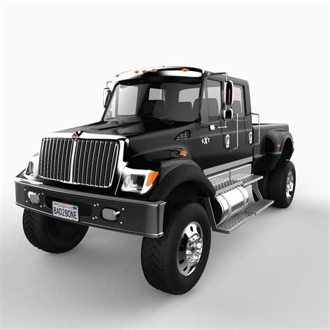 2007 international cxt truck vehicle 3d model | Futuristic cars, Trucks ...