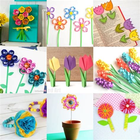 Flower Crafts for Kids - DIY Candy