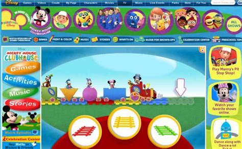 Mickey Mouse Clubhouse Games To Play | Free preschool games, Disney junior games, Disney games