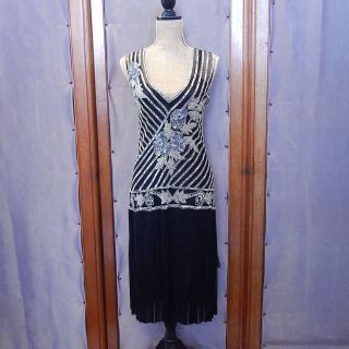 Art Deco Flapper dress with fringe | Napier Antiques