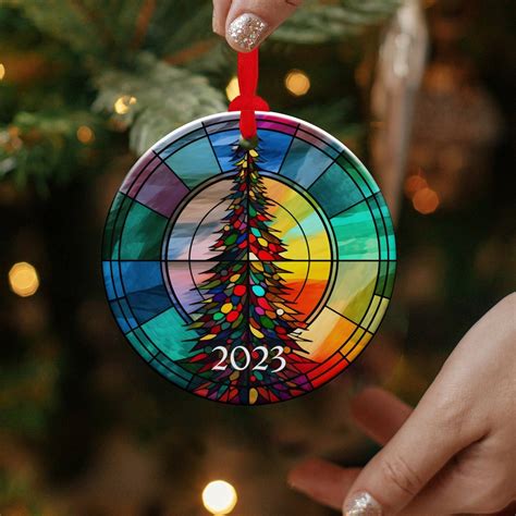 Custom Christmas 2023 Ornament, 2023 Christmas Decoration, Holiday Gift ...