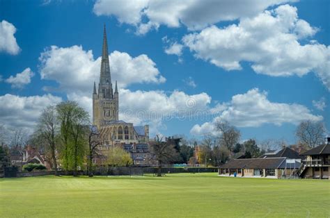 Norwich Cathedral stock photo. Image of anglia, wensum - 169317116