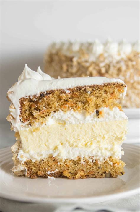 Carrot Cake Cheesecake Cake - The Itsy-Bitsy Kitchen