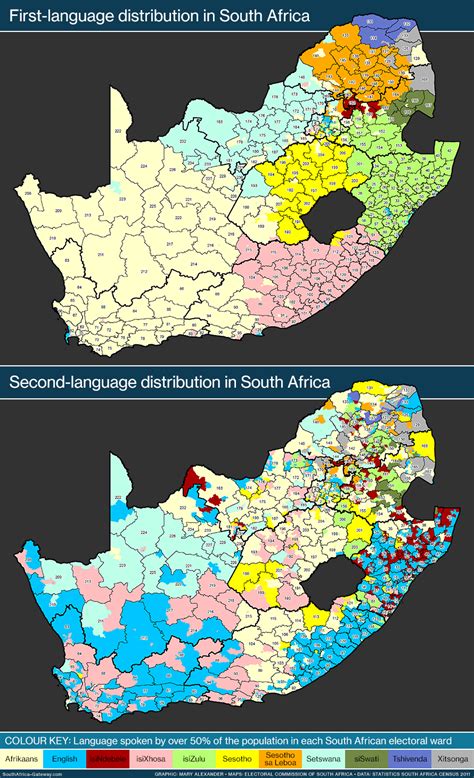 Most Common Ethnicity in South Africa : MapPorn