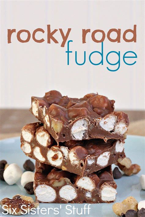 4 Ingredient Rocky Road Fudge Recipe | Recipe | Rocky road fudge, Fudge ...