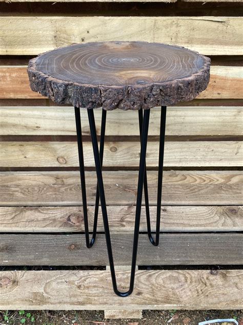 Industrial Style Side Table - Etsy