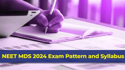 NEET MDS 2024 Exam Pattern, Syllabus and marking scheme