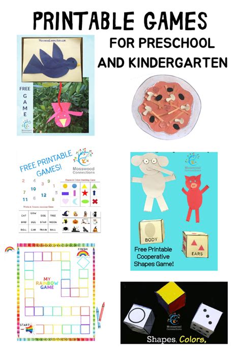 24 Fabulous, Fun, Free Printable Games! - Mosswood Connections