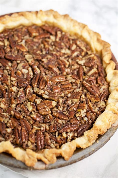 Maple Bourbon Pecan Pie Recipe | The Rustic Foodie®