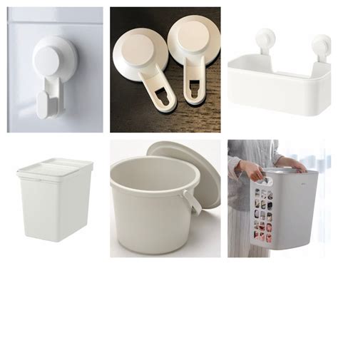 IKEA Tisken hooks Laundry Baskets Muji Bucket Etc , Furniture & Home Living, Home Improvement ...