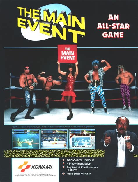 The Main Event (1988) | Arcade, Event video, Classic video games