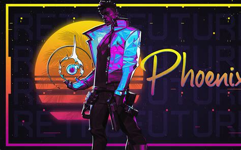 1920x1200 Resolution Neon Phoenix Valorant 4K 1200P Wallpaper - Wallpapers Den