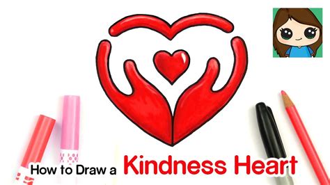 How to Draw a Kindness Heart Symbol #3