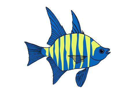Fish Tropical Illustration Free Stock Photo - Public Domain Pictures