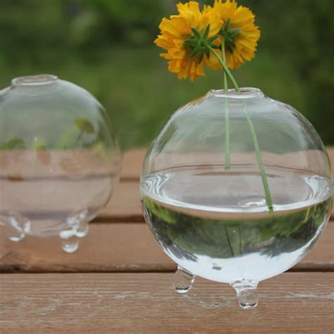 Aliexpress.com : Buy Round Glass Vase Terrarium Vases Cute Flower Pots Tabletop Glass Modern ...