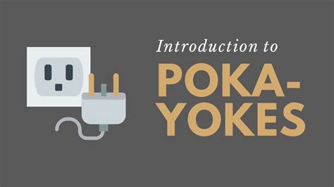 Introduction to Poka-Yoke (Lean Six Sigma) - YouTube