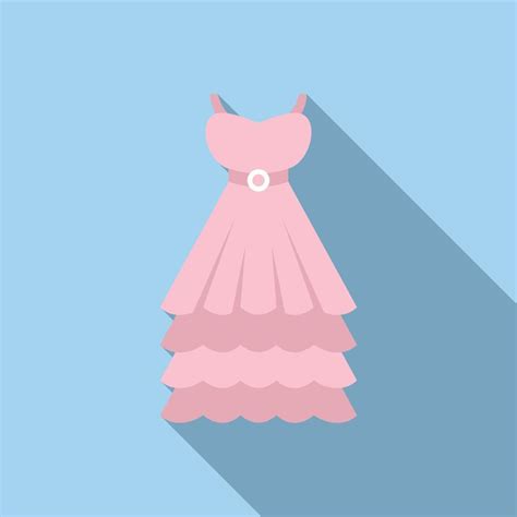 Mermaid wedding dress icon flat vector. Bridal accessories 20266080 ...