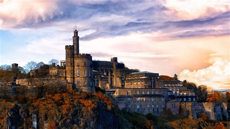 Fotos Edinburgh Schottland Vereinigtes Königreich Wolke 2560x1440