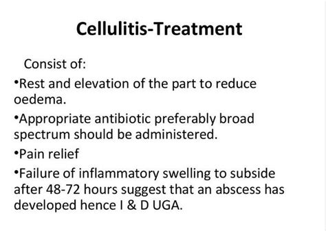 Treatment of Cellulitis - MEDizzy