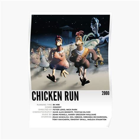 Chicken Run Premium Matte Vertical Poster sold by Ghazala Khan | SKU 41838094 | Printerval