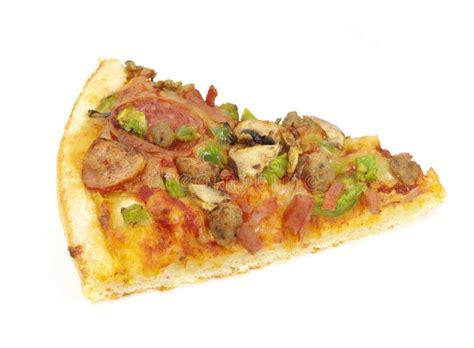 Pizza slice stock photo. Image of food, meal, fast, cheese - 13884520